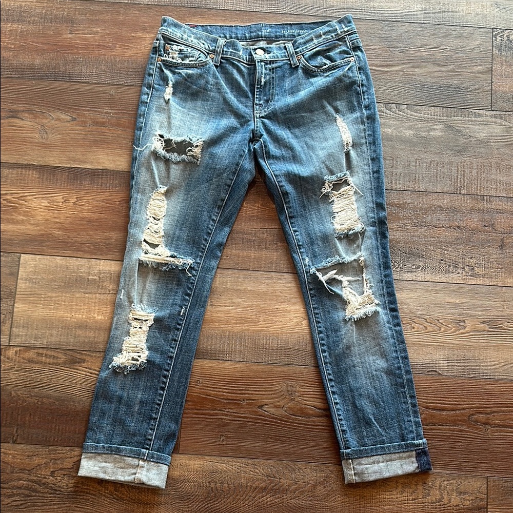7 For All Mankind ROXANNE Distressed Jeans - SIZE 29